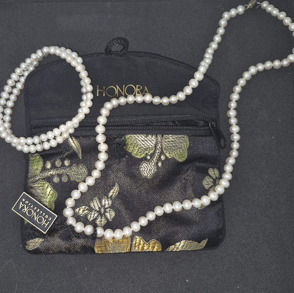 HONORA Pearl Necklace and Bracelet Set